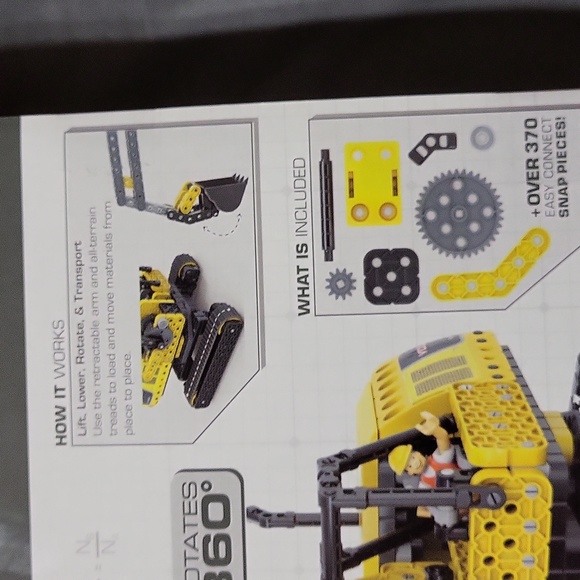 HEX BUG Vex Robotics Excavator, Yellow and grey - Picture 3 of 10